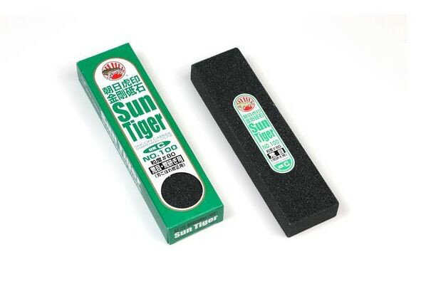 松永トイシ　C角朝日虎印　荒砥石NO.100　1丁掛荒研ぎ用　＃80　荒目