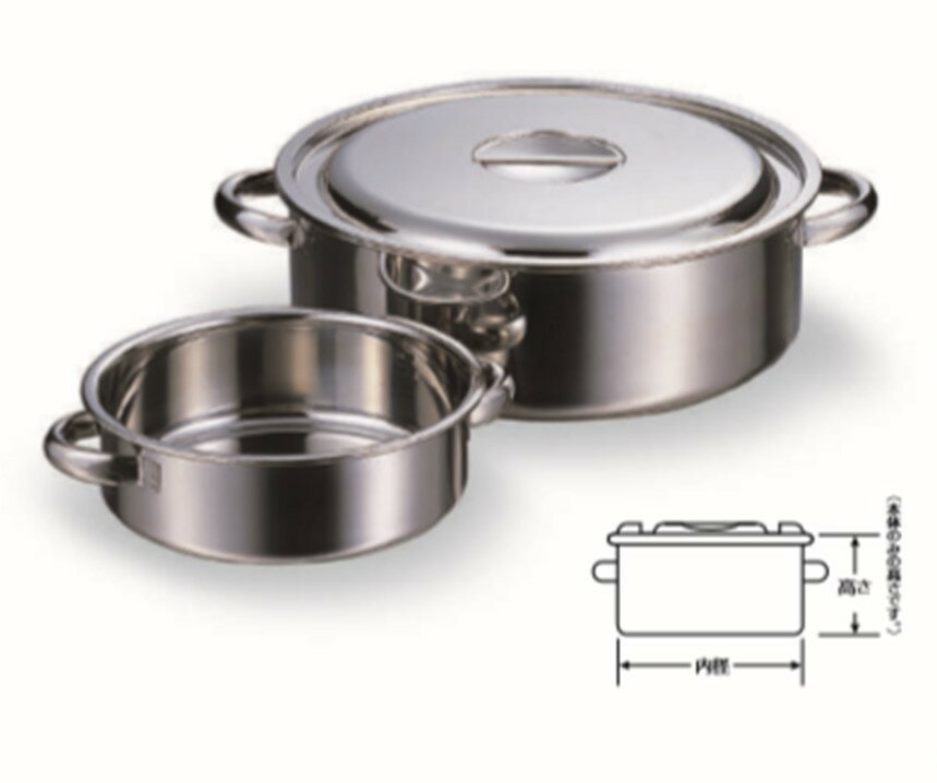 外輪鍋　42cm　約20L　赤川器物　114042