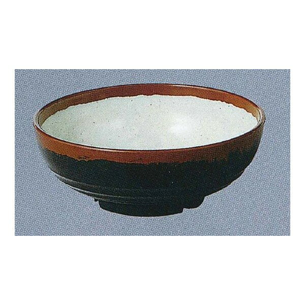 乐天商城 - 長次郎窯　丼　メラミン　内白マーブル　内若草　内黒 AN69