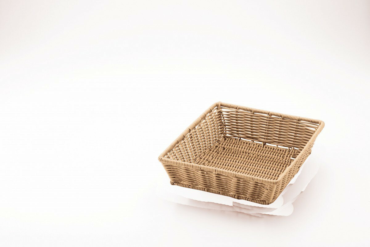 BB-1265　PPラタン　ベーカリーバスケットGN　長角1/2サイズ　H65mm