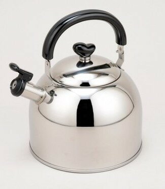 18-8ステンレス　大きな笛吹ケトル　4L