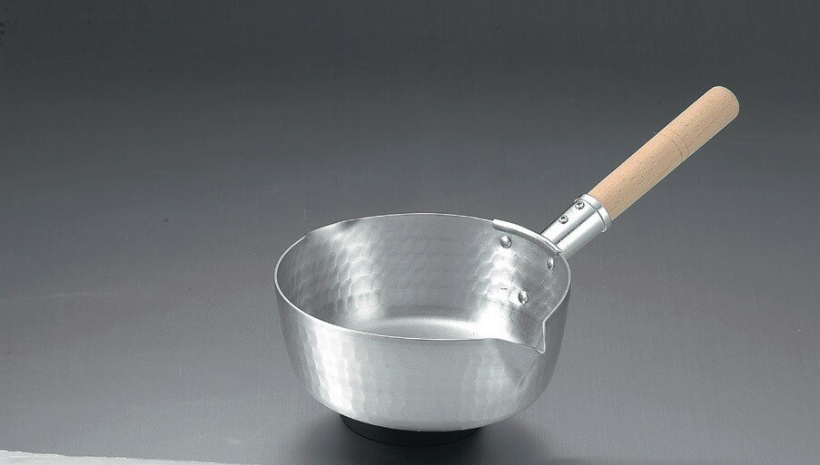 仔犬印　アルミ製　雪平鍋カラス口　右手用　16.5cm　KO40316