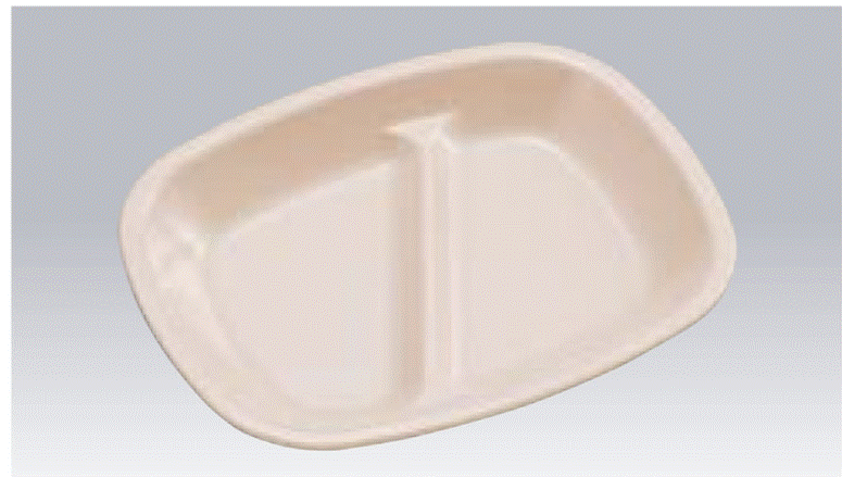 ピンク　角仕切皿（大）　メラミン　PK-114