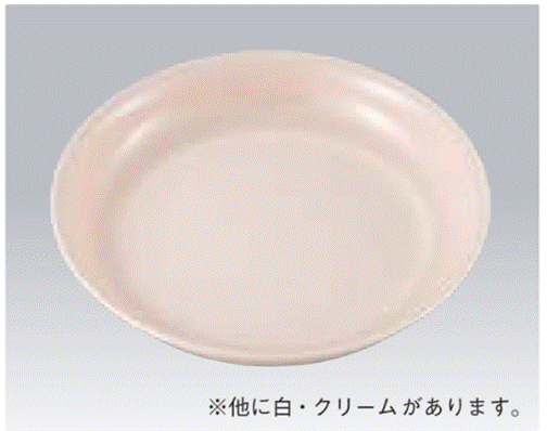 樂天商城 - ピンク　丸皿　135φ　メラミン　PK-42