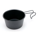 18-8 ブラック深型シェラカップ 300ml 目盛付シリコン加工 Made in TSUBAME 燕三条製 アウトドア食器