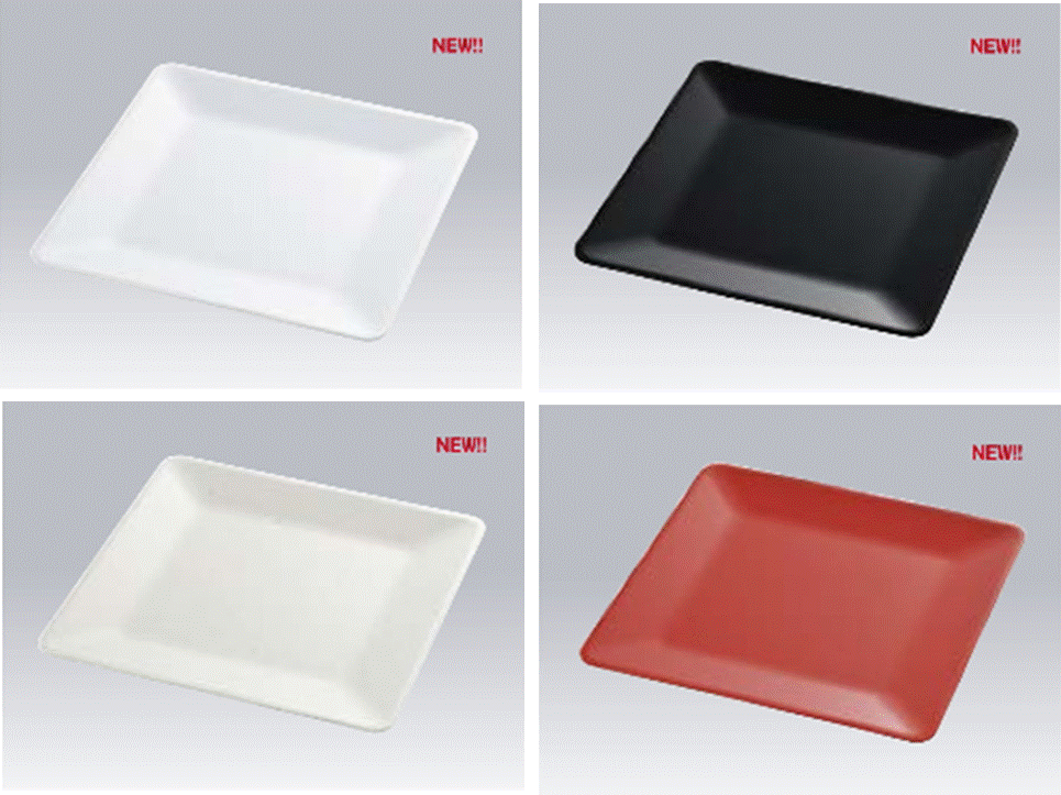 SP-12　スクエアプレート　20　選べる4色