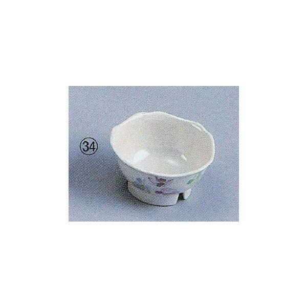 乐天商城 - すみれ　花形丸小鉢（小）　メラミン VO-84