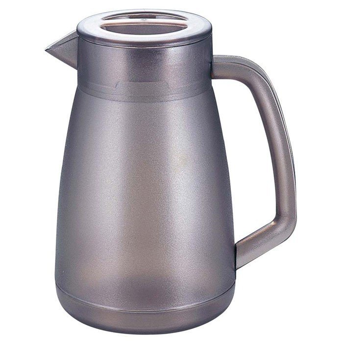 UK　YUKIWAユキワ　ポリカーボネイト　ウォーターポット　1.3L　ブラウン