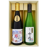 日本酒 新潟 越路吹雪 干支「辰」ラベルと越乃雪椿 飲み比べ 720ml×2本セット 越路吹雪 純米大吟醸干支「辰」2024年イラストラベル 越乃雪椿 花 純米吟醸 送料無料