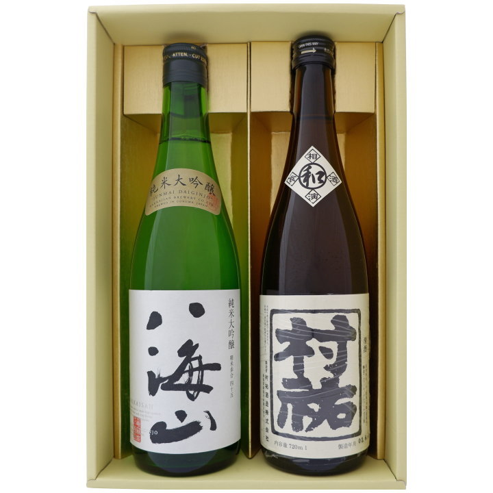 日本酒 八海山と新潟の地酒 村祐 飲み比べギフトセット 720ml×2本 純米大吟醸 八海山 村祐 和 吟醸規格 720ml×2 本 送料無料【日本酒/地酒/新潟/ギフト/プレゼント/誕生日/お祝い/内祝/お父さん/父の日/敬老の日/退職/還暦/喜寿】