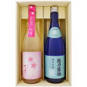 日本酒 飲み比べセット 【春限定】越路吹雪 純米吟醸 春ボトルと越乃寒梅 灑 純米吟醸 720ml×2本ギフトセット 送料無料【お酒/地酒/新潟/プレゼント/誕...