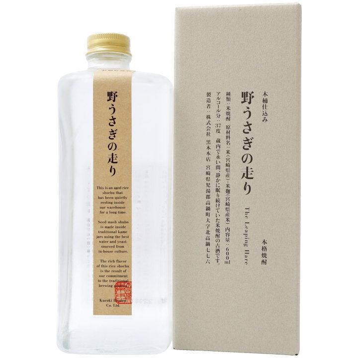 野うさぎの走り 野うさぎの走り米600ml（化粧箱付） 本格焼酎