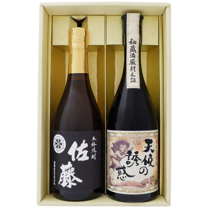 天使の誘惑 焼酎 佐藤黒・天使の誘惑 焼酎飲み比べセット 720ml×2本 焼酎 飲み比べ セット 佐藤酒造佐藤黒、西酒造天使の誘惑 焼酎