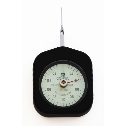 ダイヤルテンションゲージ DITG-100PJ 測定範囲0.1〜1N 【日本製】 新潟精機 【張り 力 押圧力 バネ 張..