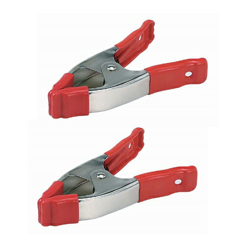 スプリングクランプ 最大口開50mm 2個入 CL-150 新潟精機 【万力 バイス 固定 補助具 DIY 工具 日曜大..