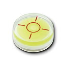 ミニレベル アクリル丸型 CR-24 直径24mm 透明 【日本製】 新潟精機 【水平器 測量 測定 水平出し】