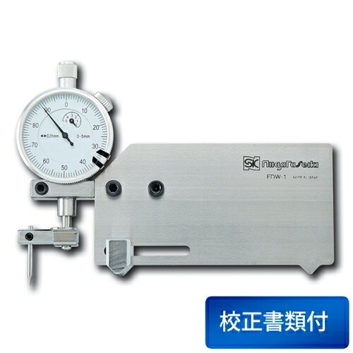 溶接ゲージ FDW-1 校正書類3点セット付き（校正成績表＋校正証明書＋トレーサビリティ体系図） 新潟精..