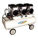 Agriculture(アグリカルチャー) 4.5馬力 静音オイルレスエアコンプレッサ AG-4578NTF【タンク容量78L】【三相200V】【定各消費電力3600W】
