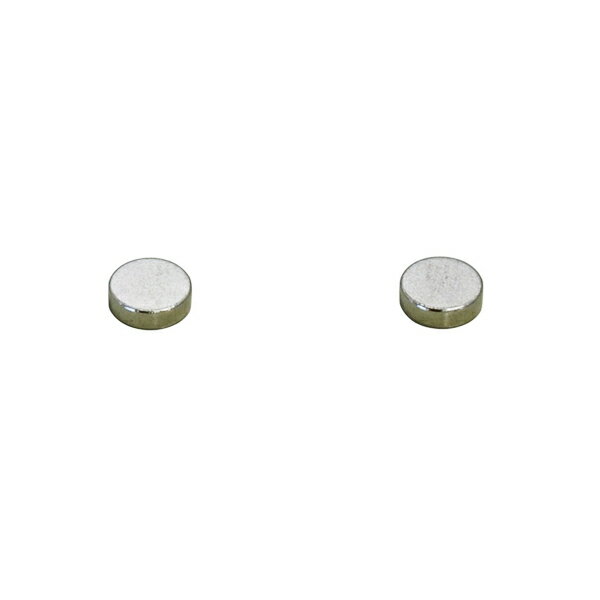 希土類マグネット 丸 φ5×1.5mm KN-2 2個入 ネオジウム磁石 ネオジム磁石 新潟精機 