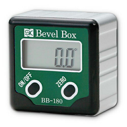 ベベルボックス BB-180 測定範囲±180.0° 新潟精機 【角度計 デジタル 測定 水平器 レベル 小型 基準器】