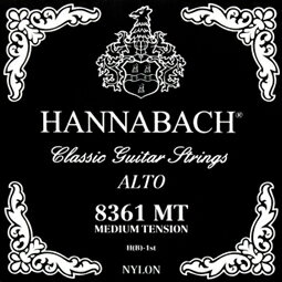HANNABACH アルト クラシックギター弦 Alto SET836MT 1セット