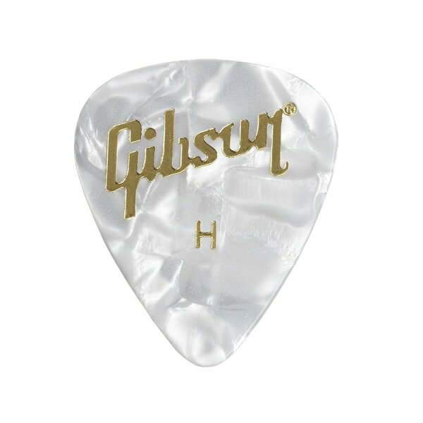 GuitarPicksGibsonギブソンWhitePearlPicksHeavy12枚セットギターピックベースピック