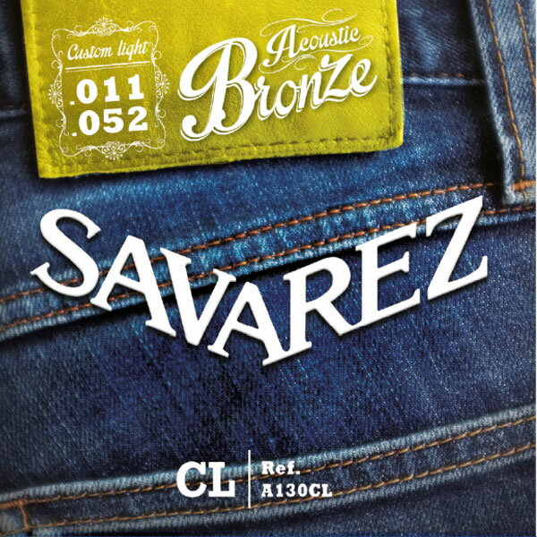 商品情報カスタム ライト　A130CL.011 .015 .022 .032 .041,5 .052この商品は SAVAREZ A130CL ブロンズ アコースティックギター弦 ポイントサバレス ブロンズ カスタムライトゲージ 11-52 サバレス SAVAREZ ガットギター弦で圧倒的なシェアを誇る老舗フランスメーカー『サバレス』がアコースティックギター弦を開発。生産後、劣化が始まっていくのが弦の弱点でしたが、特殊なパッケージングを行うことで、工場から出来上がったばかりの新鮮な状態をキープし強靭なロングライフを実現しました。 ショップからのメッセージ ブロンズ　A130CL　アコースティックギター弦Made in FRANCEこちらのカスタムライトはフィンガーピッキング向きです。●佐橋佳幸氏のコメント吉川忠英先輩からのご紹介でサバレスの弦と出会いました。サバレスというとナイロン弦のメーカーというイメージ。実際以前にガットギターで使用していたこともあるので、思わず忠英さんに「えっ？鉄弦も作ってるんですか？」と、素っ頓狂な反応をしちゃったぐらい驚きました。カスタムライトとライト、それぞれフォスファーブロンズとブロンズ弦を、レコーディングの際のメイン楽器 "ギブソンJ-50" と、ライブのメイン楽器 "ベフニック" に張ってみて数日試してみたところ、ブロンズ ライトが "ジャスト・フィット！特徴的なゲージも影響しているのか、何しろ各弦のバランスが素晴らしい！ローエンドが出しゃばり過ぎないので、きっとエンジニアさんは扱いやすいと思います。コーティング弦並みの "持ちの良さ" も魅力的です。 納期について 在庫がある場合、0-2営業日以内に発送します。4