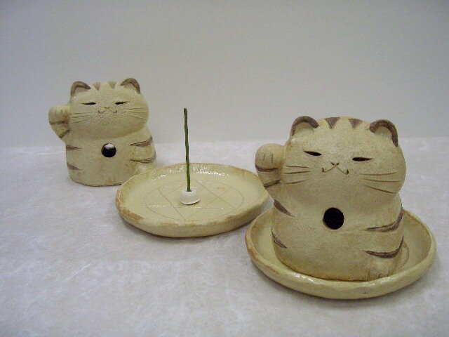 どらねこ　香立て