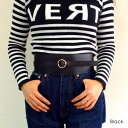 【10%OFF クーポン配布 5/1 00:00〜5/7 07:59】【母の日】サッシュベルト hard sash belt レディース フェイクレザー 太 太...