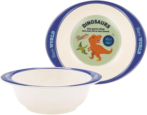 スケーター(Skater) メラミン ボウル バンブーファイバー 290ml 食洗機対応 ディノサウルス 恐竜 男の子 女の子 M34B-A