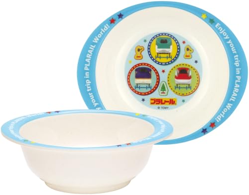 スケーター(Skater) メラミン ボウル バンブーファイバー 290ml 食洗機対応 プラレール 男の子 M34B-A