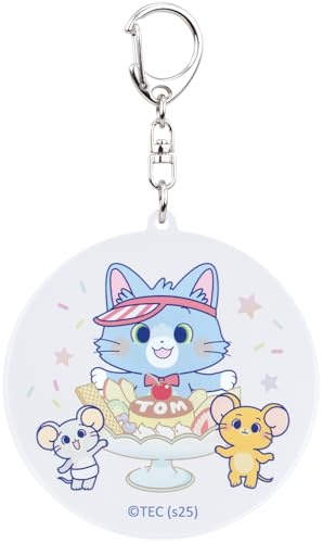 [スケーター] キーホルダー ZAKH2-69970 とむとじぇりー サイズ：7×0.7×11.6cm（ボールチエーン含む）