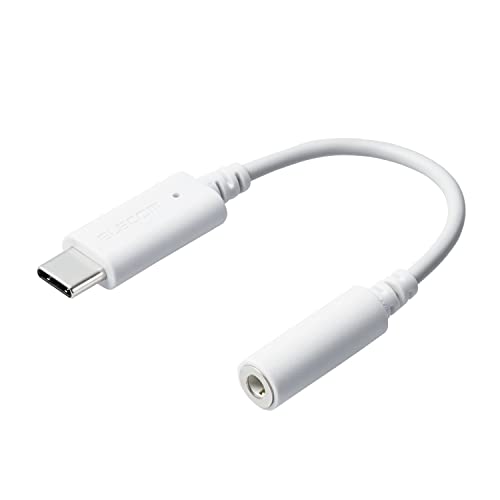 エレコム オーディオアダプタ USB-C & 3.5mm DAC搭載 【 音楽/通話 】 ホワイト 【iPhone 16 シリーズ 対応検証済】 エレコム オーディオアダプタ USB-C & 3.5mm DAC搭載 【 音楽/通話 】 ホワイト 【iPhone 16 シリーズ 対応検証済】