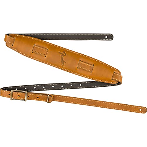 Fender USA製レザーストラップ Mustang? Saddle Strap Butterscotch