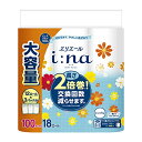 エリエール トイレットペーパー i:na(イーナ) 2倍巻き 100m×18ロール シングル パルプ100% 華やぐフローラルの香り