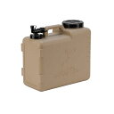 キャプテンスタッグ(CAPTAIN STAG) ポリタンク ウォータータンク ウォータージャグ 10L 蛇口付 取っ手付 ベージュ 日本製 ボル
