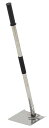 サンカ(SANKA) ステンレス製 左官鍬 本職用 パイプ柄 750mm TW-0035