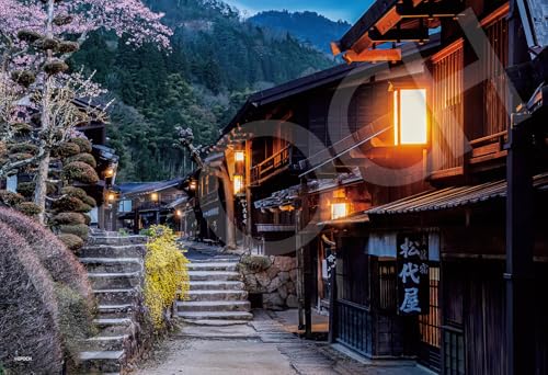 エポック社（EPOCH） 300ピース ジグソーパズル 日本風景 宵の妻籠宿-長野 （26×38cm） 28-047s のり付..