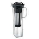 HARIO(ハリオ) コールドブリュー コーヒーピッチャー ライズ 840mL 水出しコーヒー 食洗機対応 トライタン ブラック CBR-12-