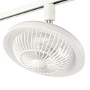 オーム電機 シーリングファン ダクトレール用 ファンライト LED 小型 照明 天井扇風機 ライト ライティングダクト用 ホワイト ORL-FL