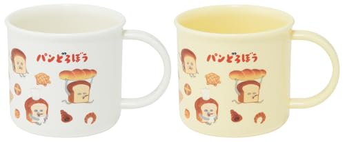 スケーター(Skater) お弁当 プラコップ 200ml 2個セット 子供用 抗菌 食洗機対応 日本製 パンどろぼう KE4AAGW