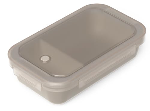 アスベル 弁当箱 パッキン一体型 ランタス WTL-800 800ml ベージュ 冷凍可 抗菌 1段