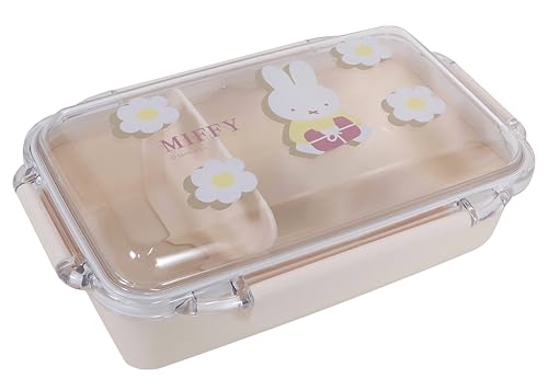 クツワ(Kutsuwa) ミッフィー(miffy) ランチコレクション / 密封4点留め一段弁当箱 500ml -GIFT SERIES (ギフ