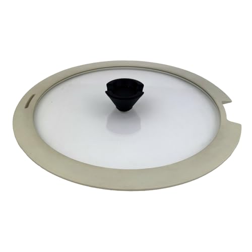 パール金属 蓋 鍋蓋 ガラス蓋 26cm 用 シリコーン縁巻 トルティーノ HC-693