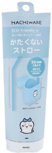 ハシートップイン ちいかわ ハチワレ かたくないストロー KW-3442