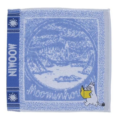 丸眞 ハンカチ MOOMIN ムーミン 本とムーミン 北欧 ムーミン谷 おしゃれ かわいい タオル ミニタオル タオルハンカチ 綿 140504
