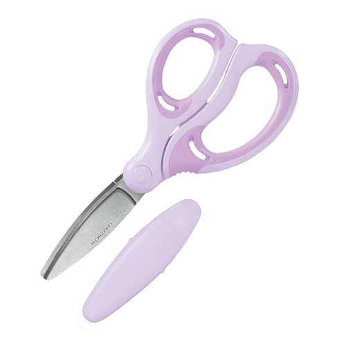 コクヨ ハサミ こども 右手用 エアロフィット サクサ グルーレス刃 ラベンダー AMハサ-P270LV