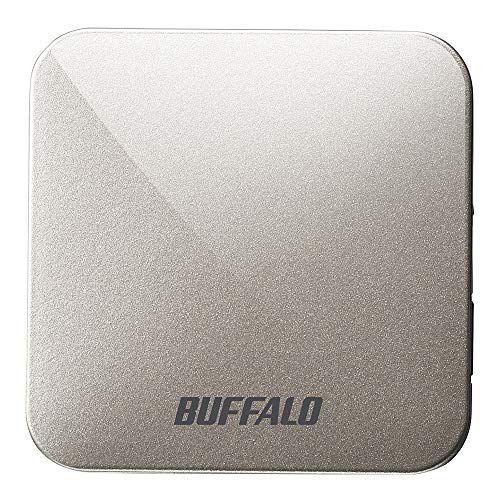 BUFFALO 無線LAN親機 11ac/n/a/g/b 433/150Mbps トラベルルーター アッシュシルバー WMR-433W2-AS【
