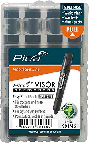 ピカマーカー パーマネントマルチマーカー“VISOR”用替え 黒 4本入り 99146