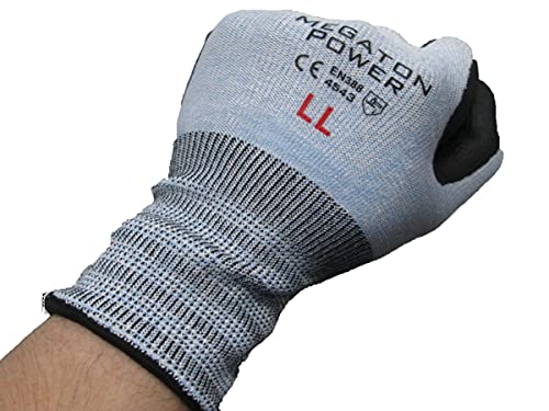 富士手袋 メガトンパワー耐切創手袋 ニトリルコート 25−12 LL 25-12-LL